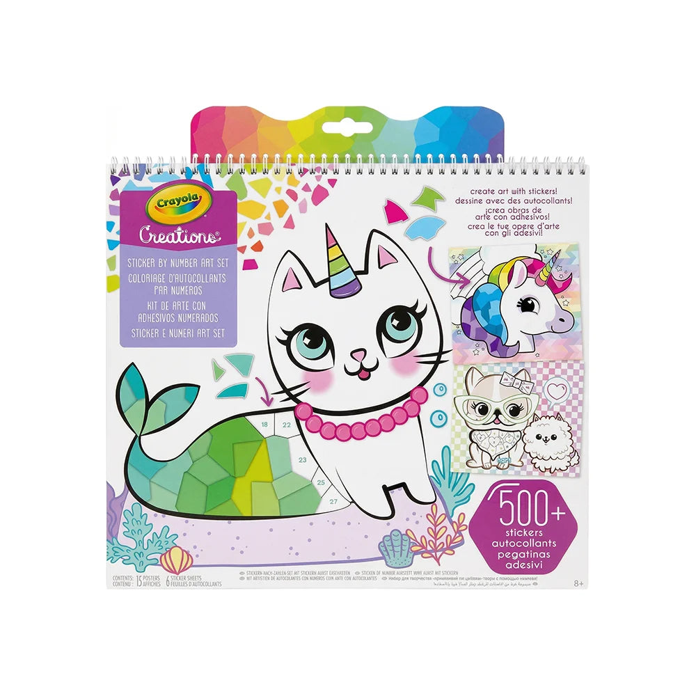 Crayola Creations Sticker by Number Art Set