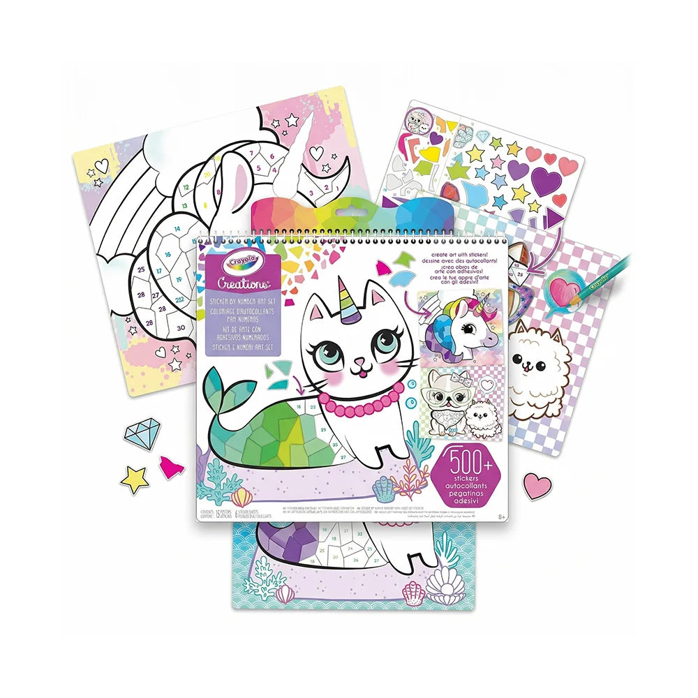 Crayola Creations Sticker by Number Art Set