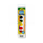 Crayola Washable Watercolors Set with Brush (8 Colors)