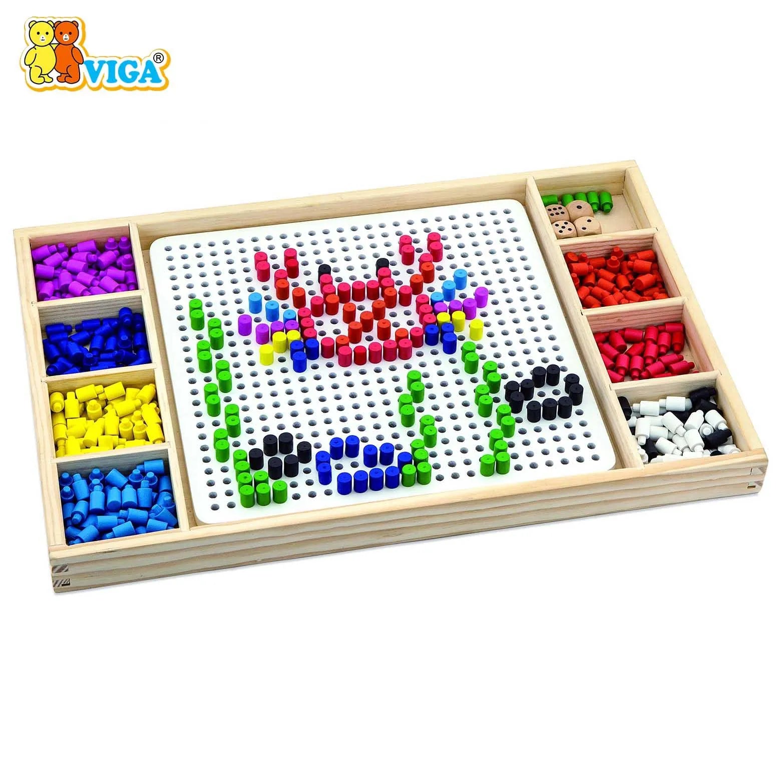 Create Pattern with Beads & Ludo