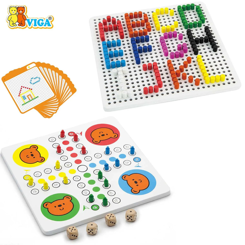 Create Pattern with Beads & Ludo