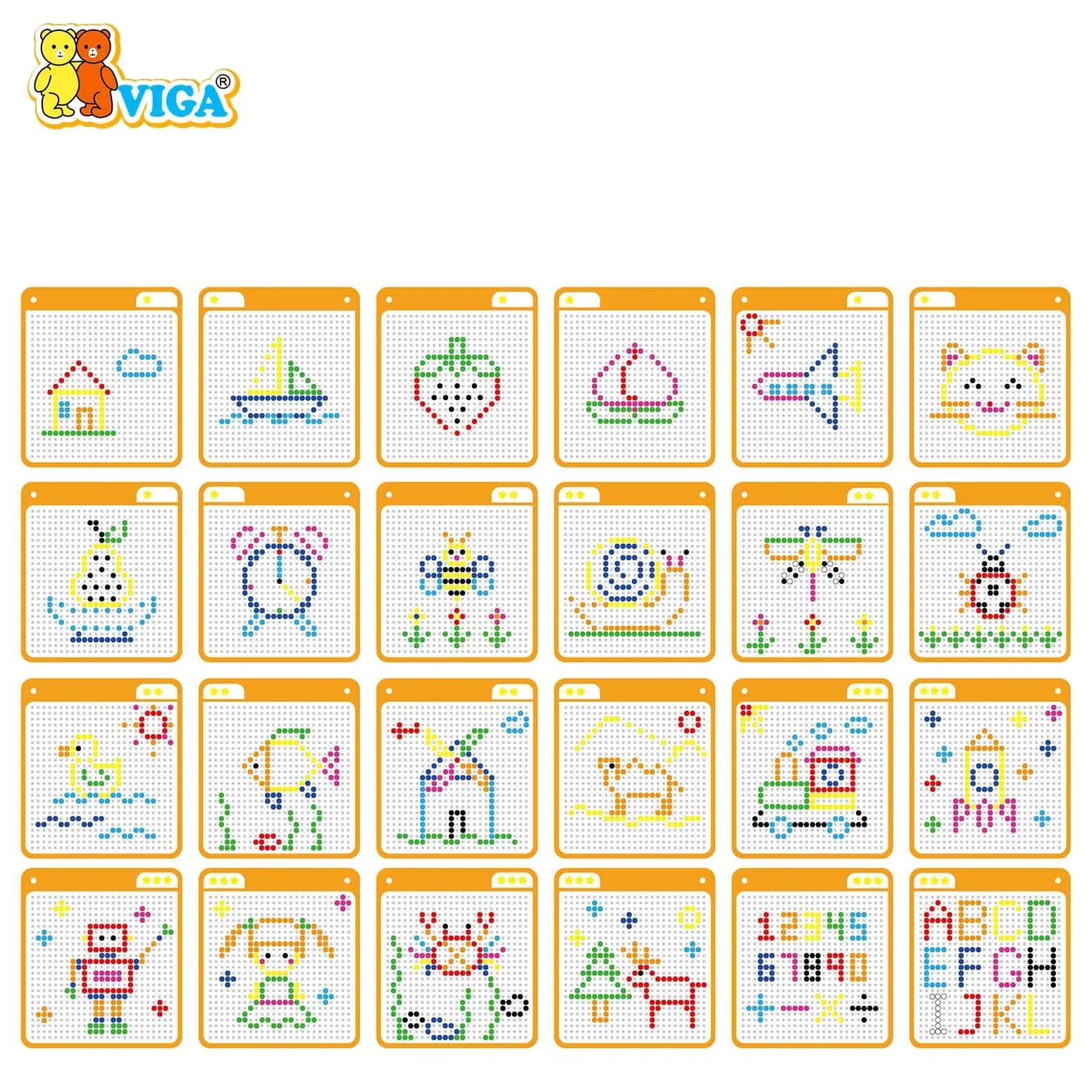 Create Pattern with Beads & Ludo