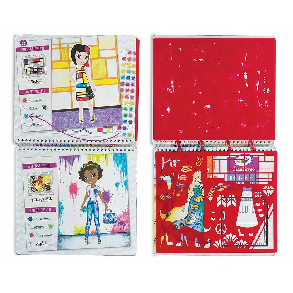 Creative Fashion Design Stencil Drawing Kit for Kids