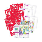 Creative Fashion Design Stencil Drawing Kit for Kids