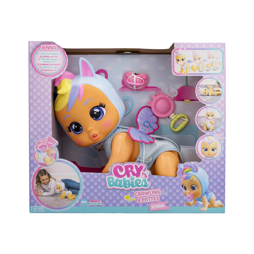 Cry Babies Crawling Baby Doll Jenna