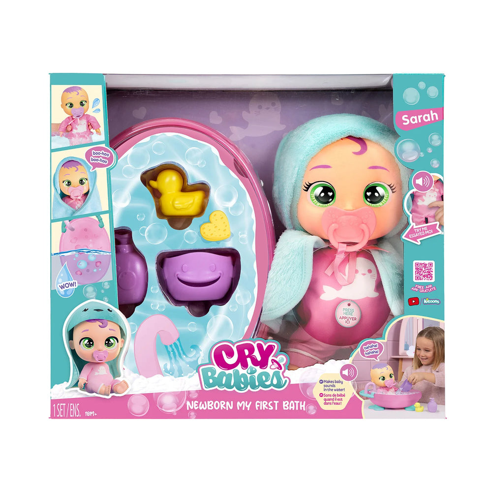 Cry Babies Newborn My First Bath Doll Sarah
