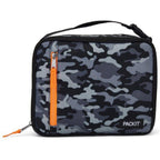PACK IT Classic Lunch  Bag Charcoal Cameo