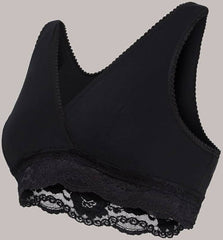 Carriwell CROSSOVER SLEEPING & NURSING BRA Black