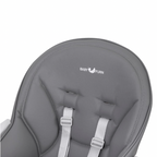 بيبي فيرن - كرسي طعام عالي – رمادي غامق