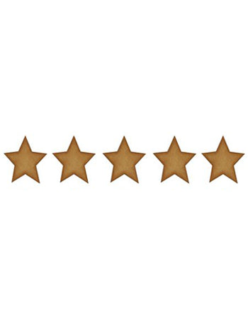 Dark Gold Stars - Size L