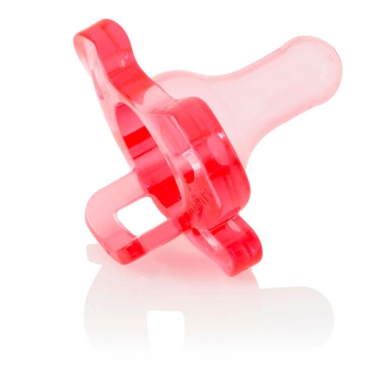 Dr Brown's One-Piece Silicone Pacifier, 0m Pink, 2-Pack