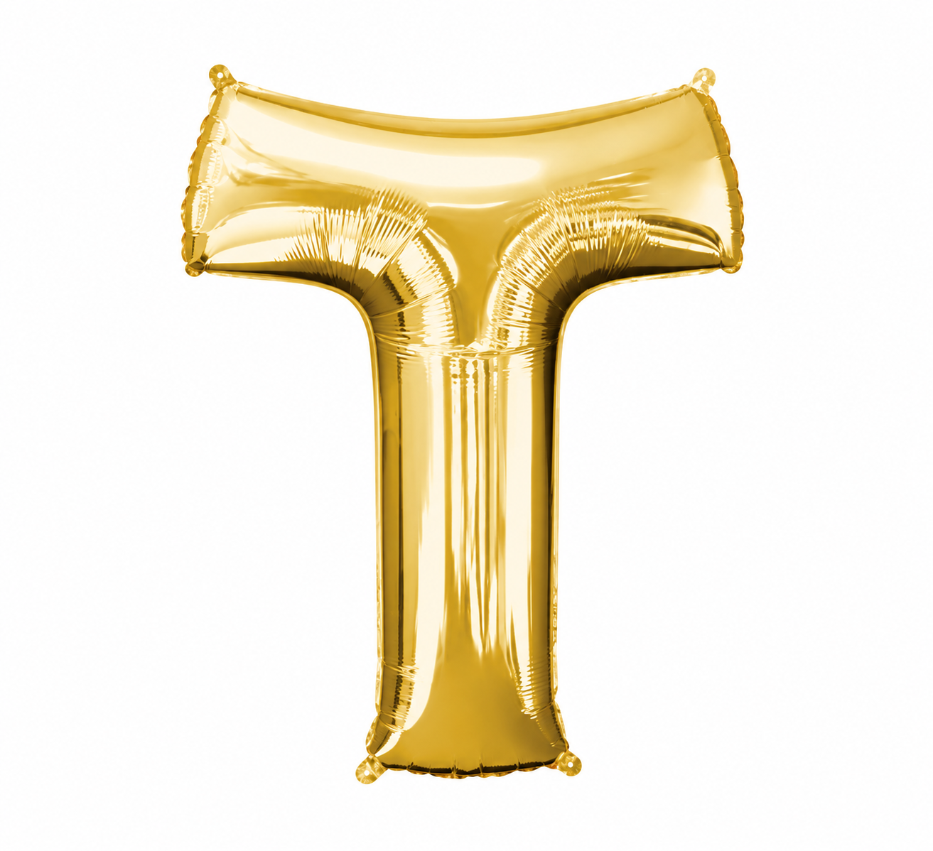 P50 LETTER T GOLD BALLOON26X32"