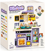 Deluxe Kitchen Playset with Fridge & Spray