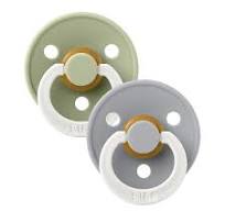 Bibs colour 2 pack latex s3 sage glow/ cloud glow
