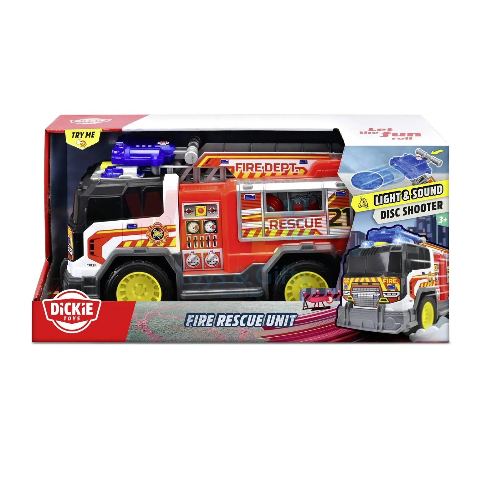 Dickie Toys Fire Rescue Truck: