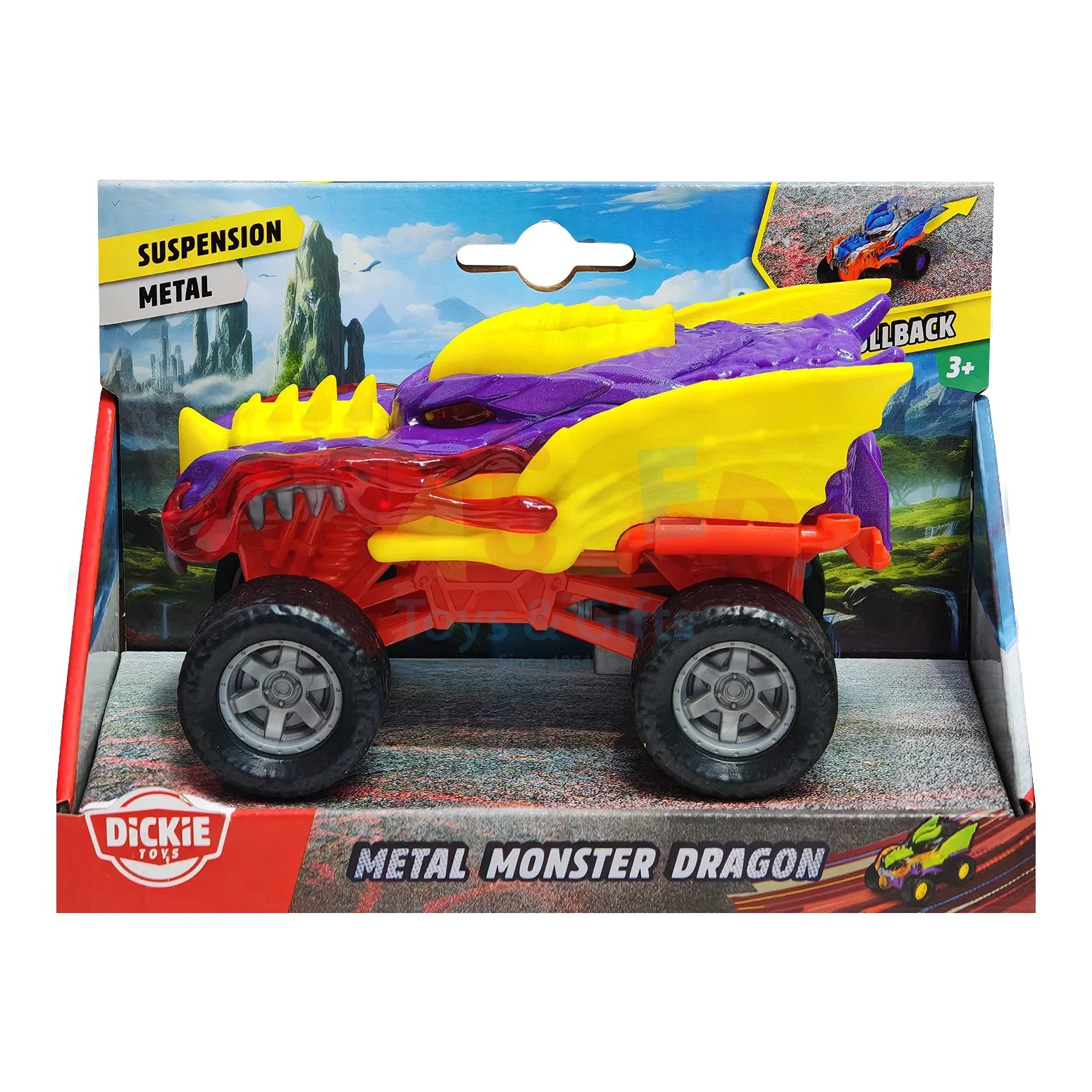 Dickie Toys Metal Monster Dragon Truck