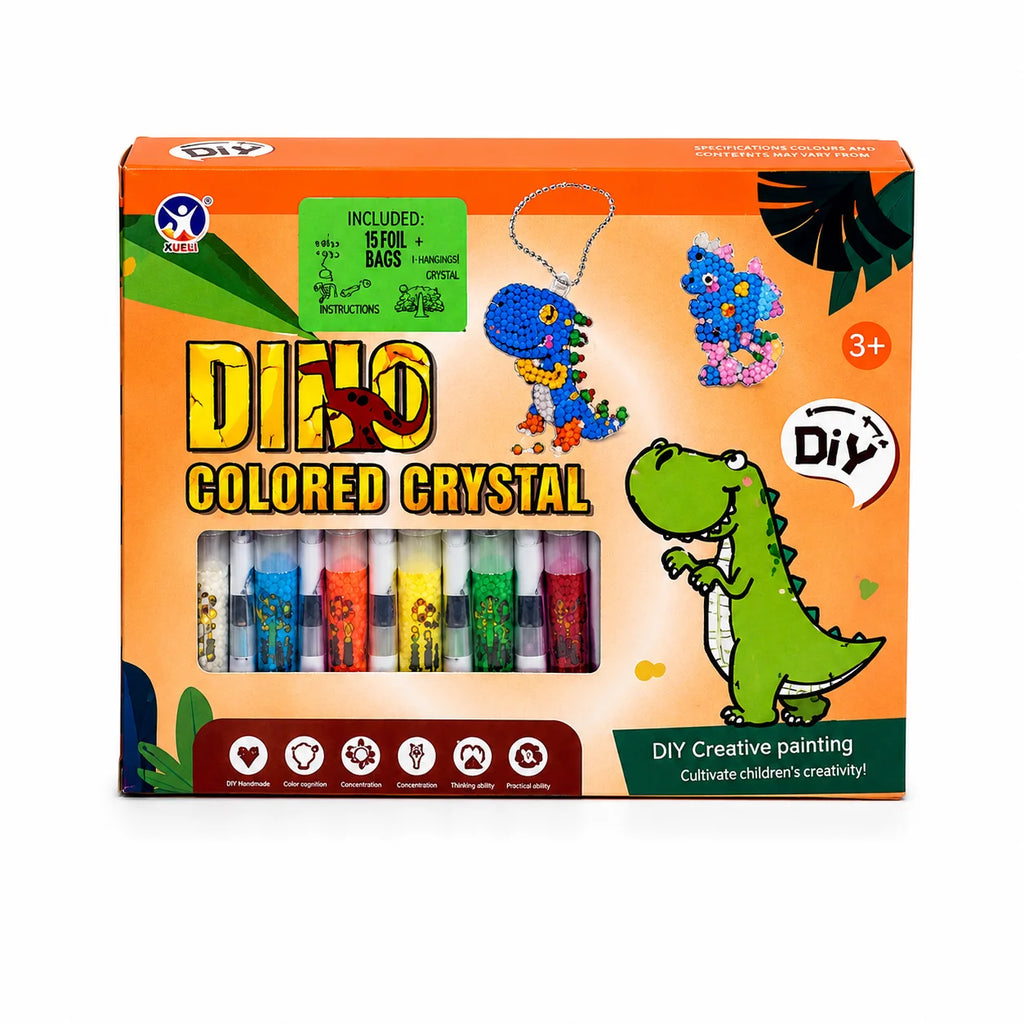 Dino Colored Crystal Pendant Kit