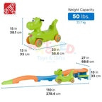 Dino Dash Up & Down Roller Coaster