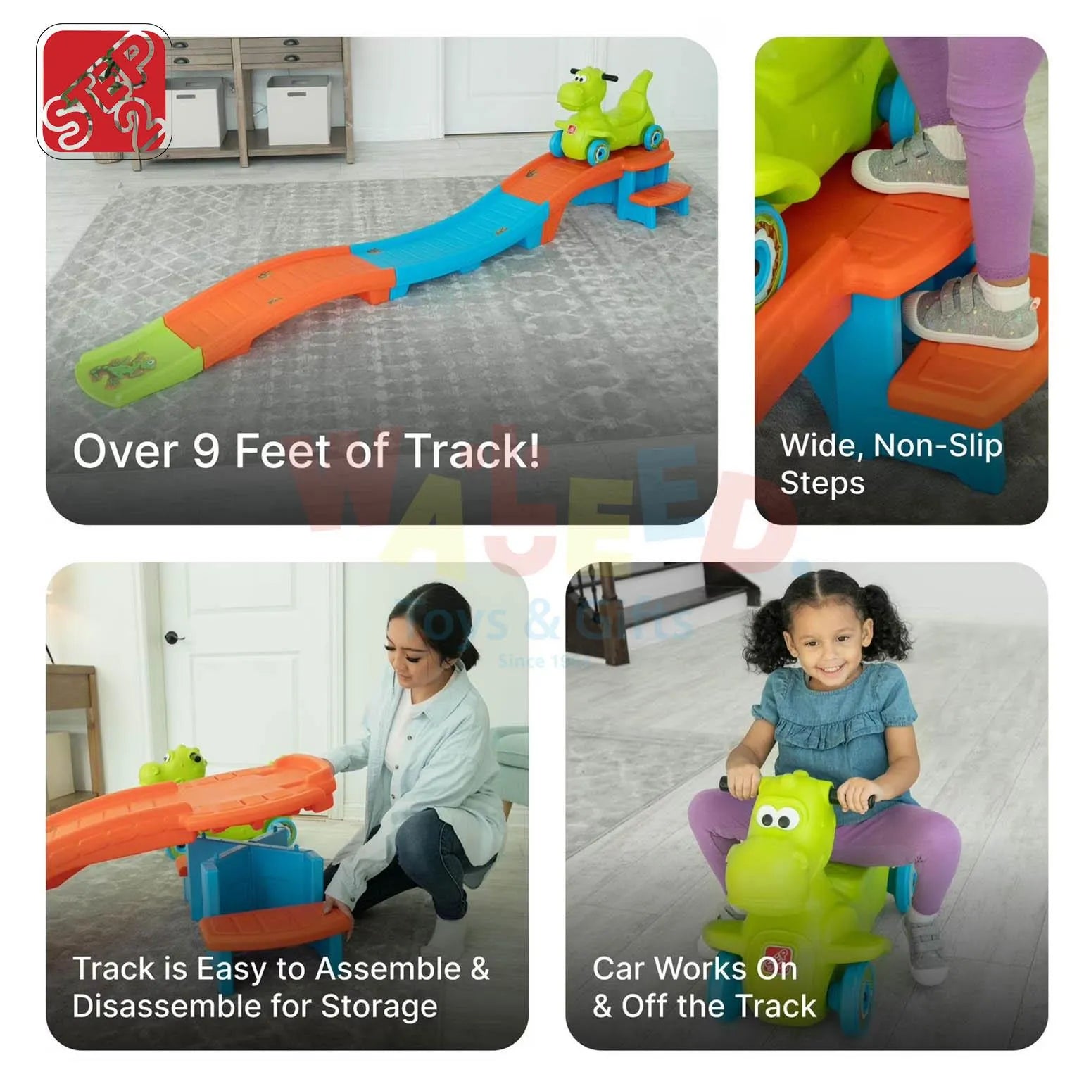 Dino Dash Up & Down Roller Coaster