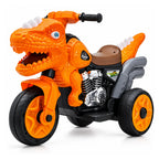 Dinosaur Electric Ride-On Motorcycle for Kids 6V with Music & Lights