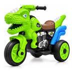 Dinosaur Electric Ride-On Motorcycle for Kids 6V with Music & Lights