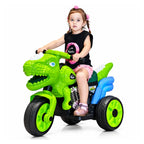 Dinosaur Electric Ride-On Motorcycle for Kids 6V with Music & Lights