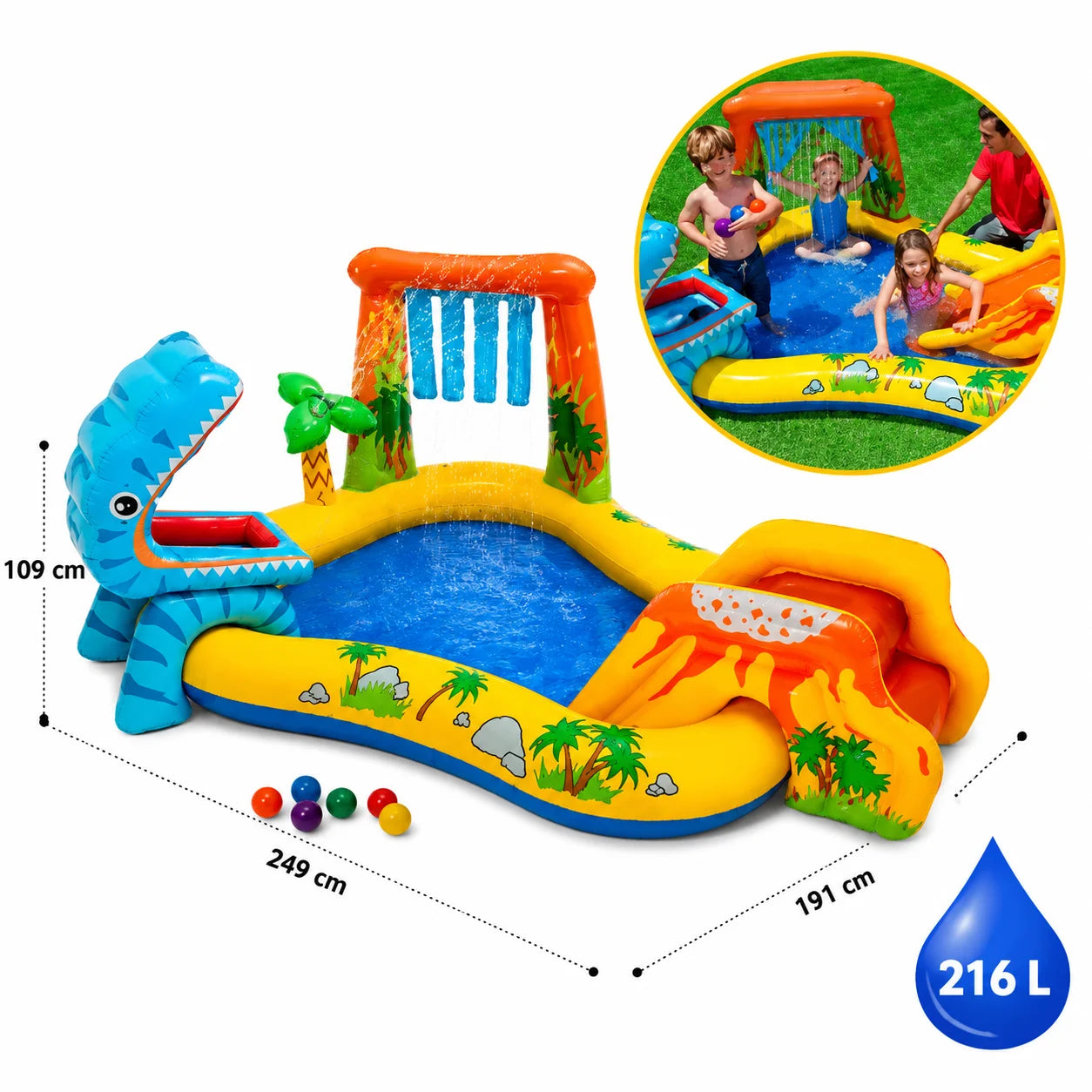 Dinosaur Inflatable Play Center