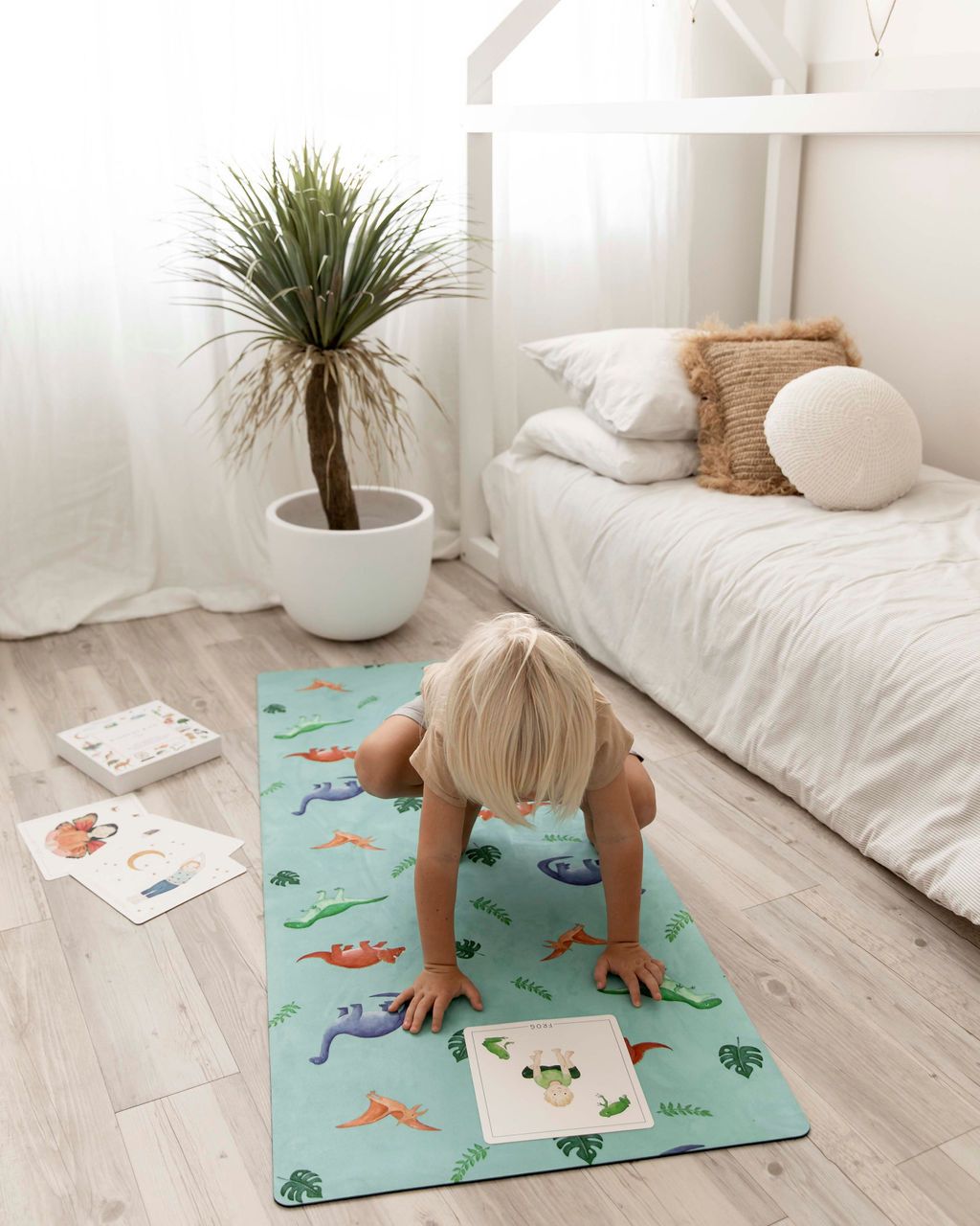 Dinosaur Printed Kids Yoga Mat