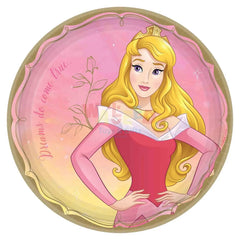 DISNEY AURORA PAPER PLATES-8PCS