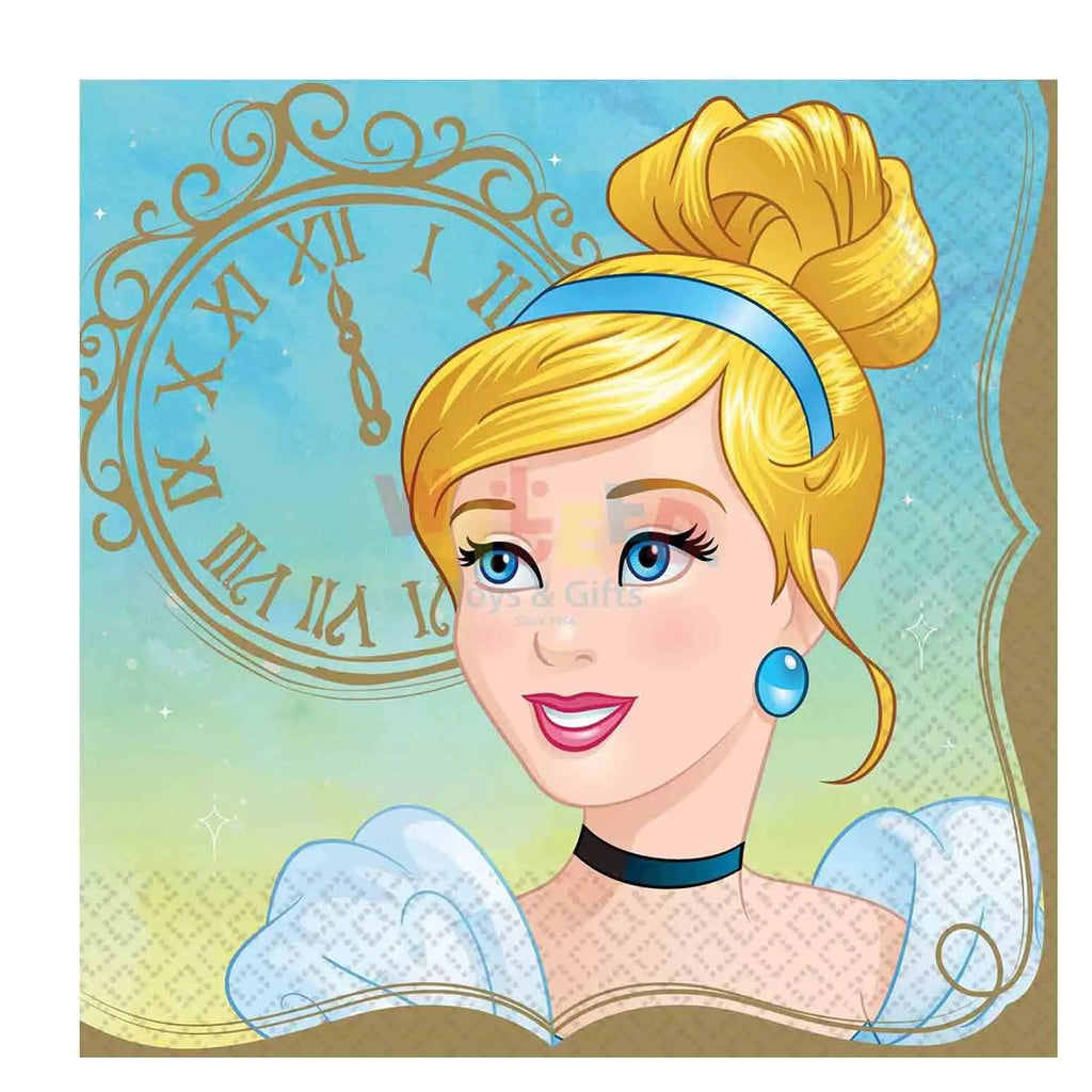 DISNEY CINDERELLA LUNCH NAPKIN 16PC