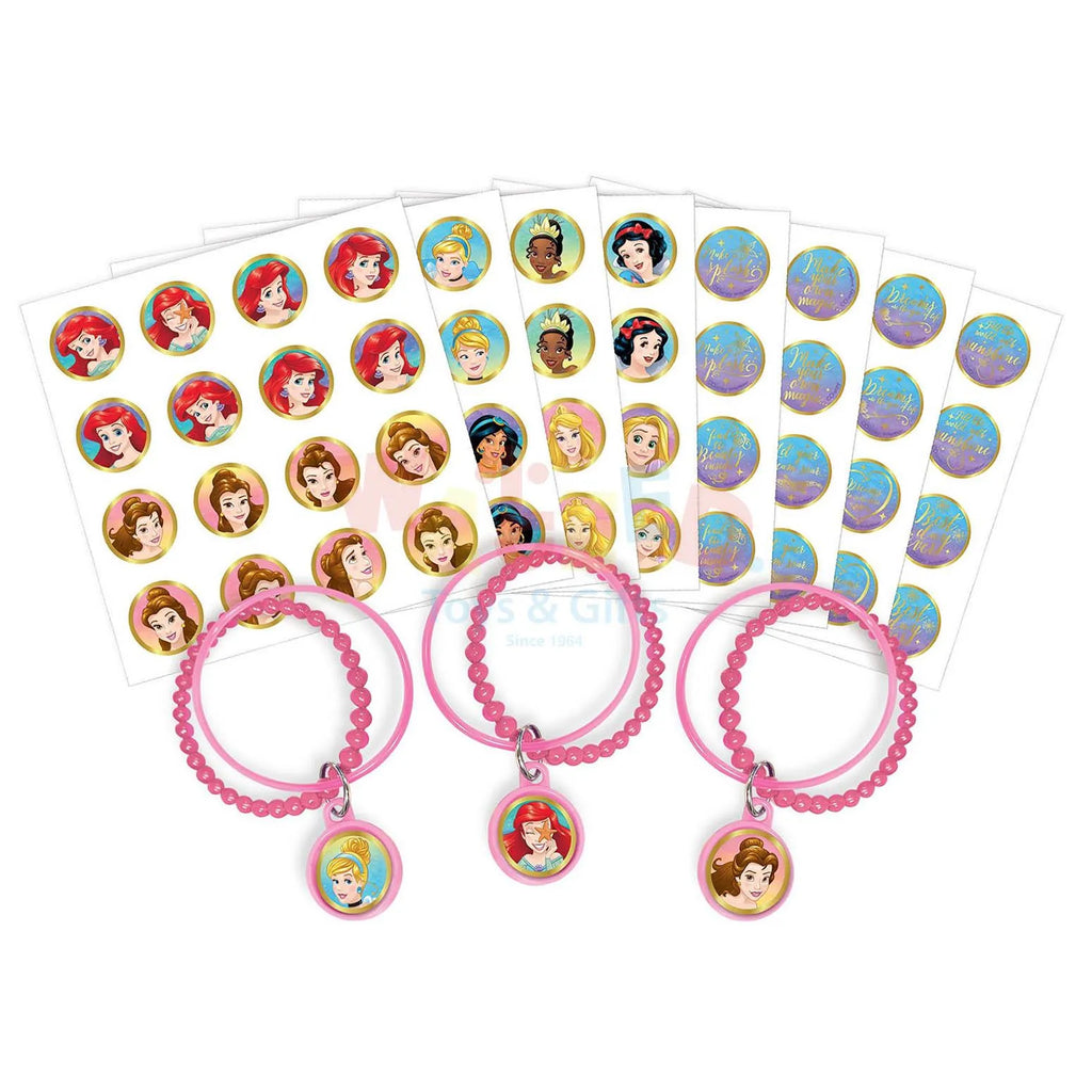 DISNEY PRINCESS BRACELETS 8PCS.