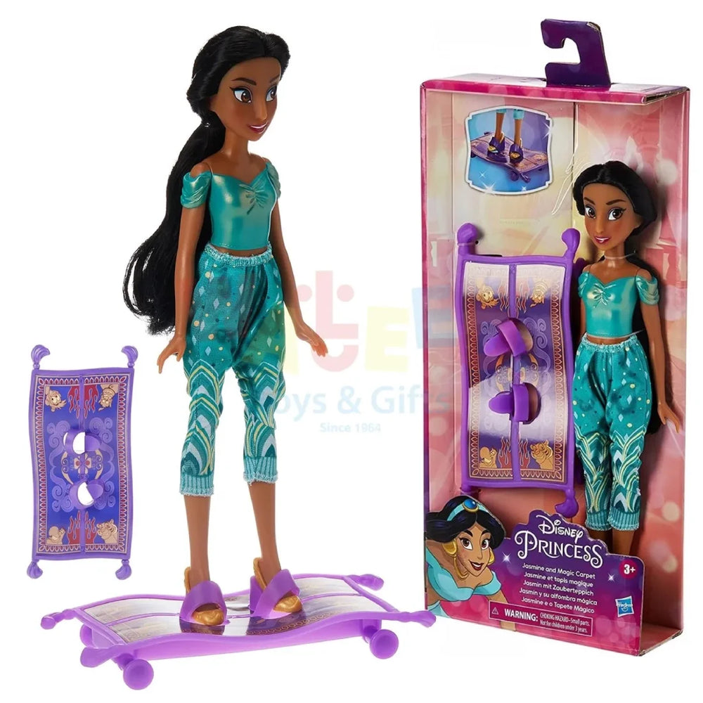 Disney Princess Jasmine Doll with Magic Carpet