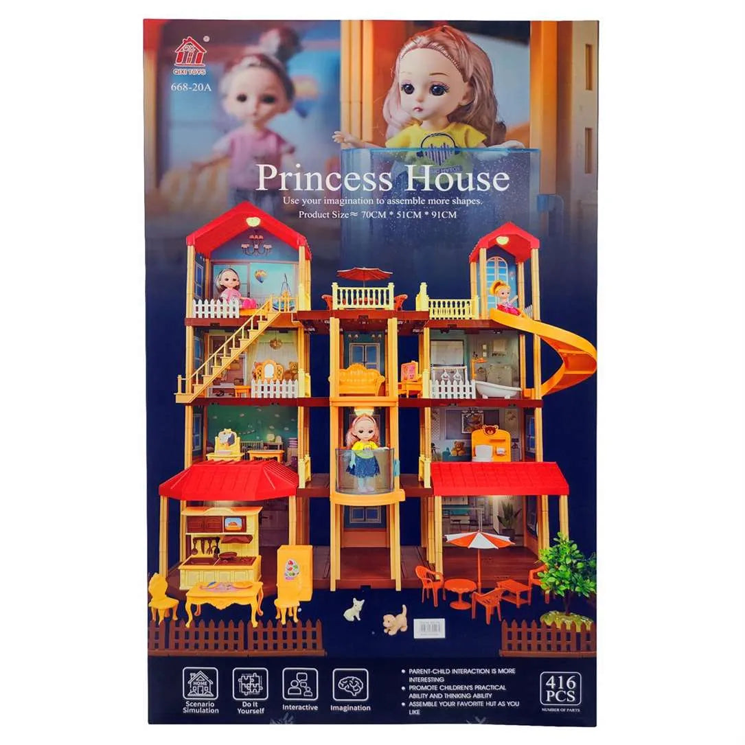 Princess House 3D Puzzle Dollhouse