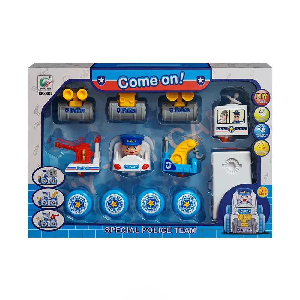 DIY Police Car Play Set