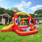 Doctor Dolphin Inflatable Bounce Castle with Slide (395×295×195 CM)