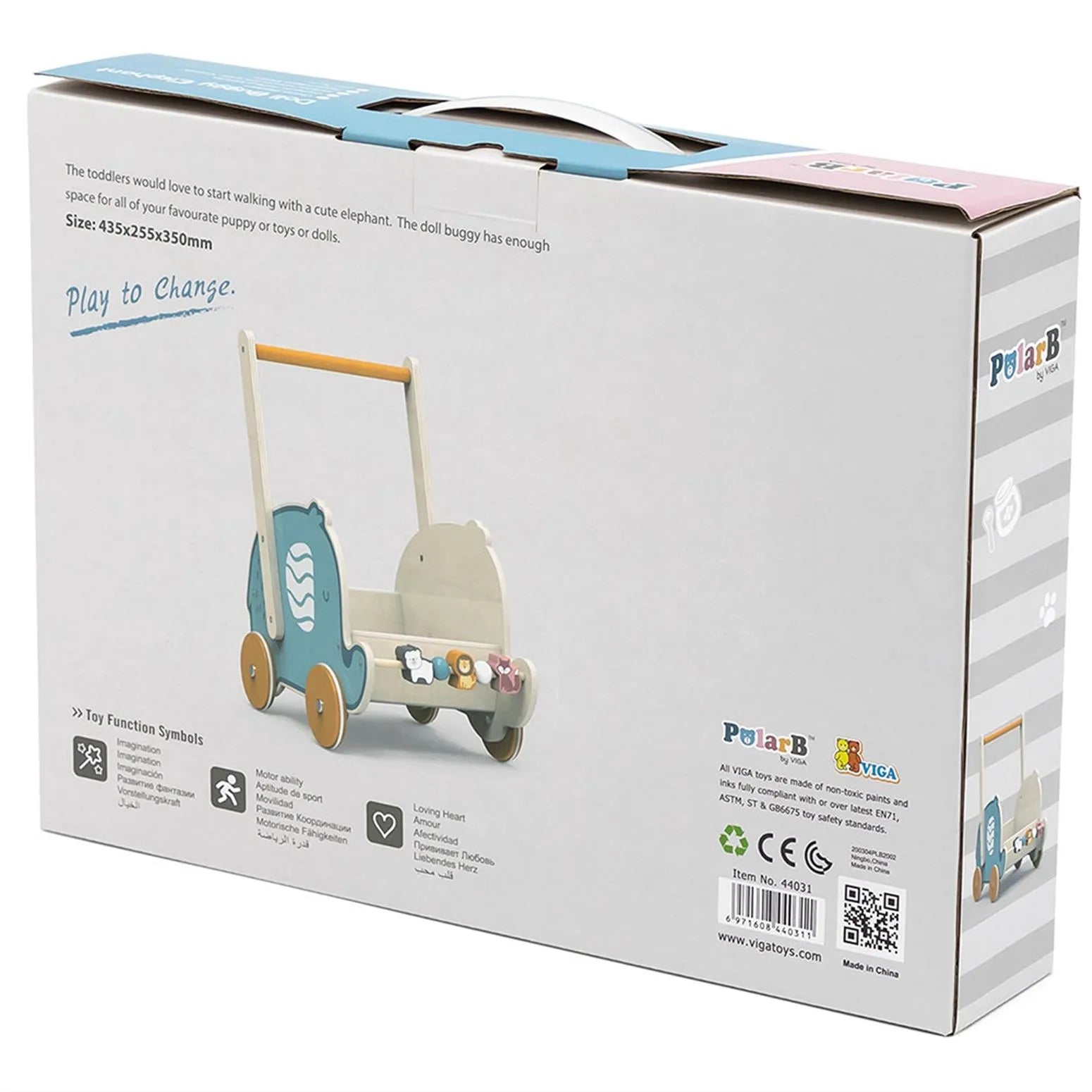 Doll Buggy Elephant