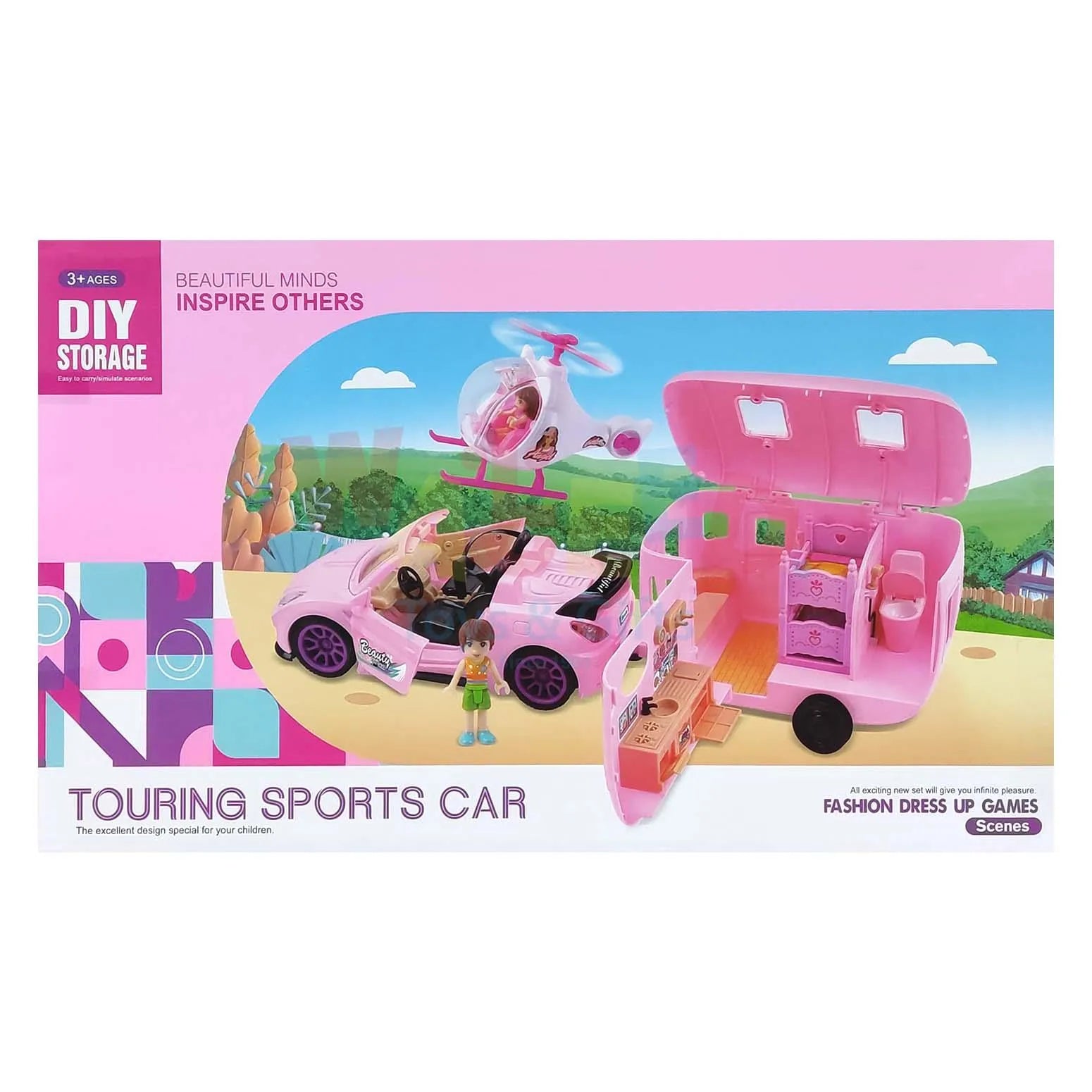 Doll car with trailer Swede
