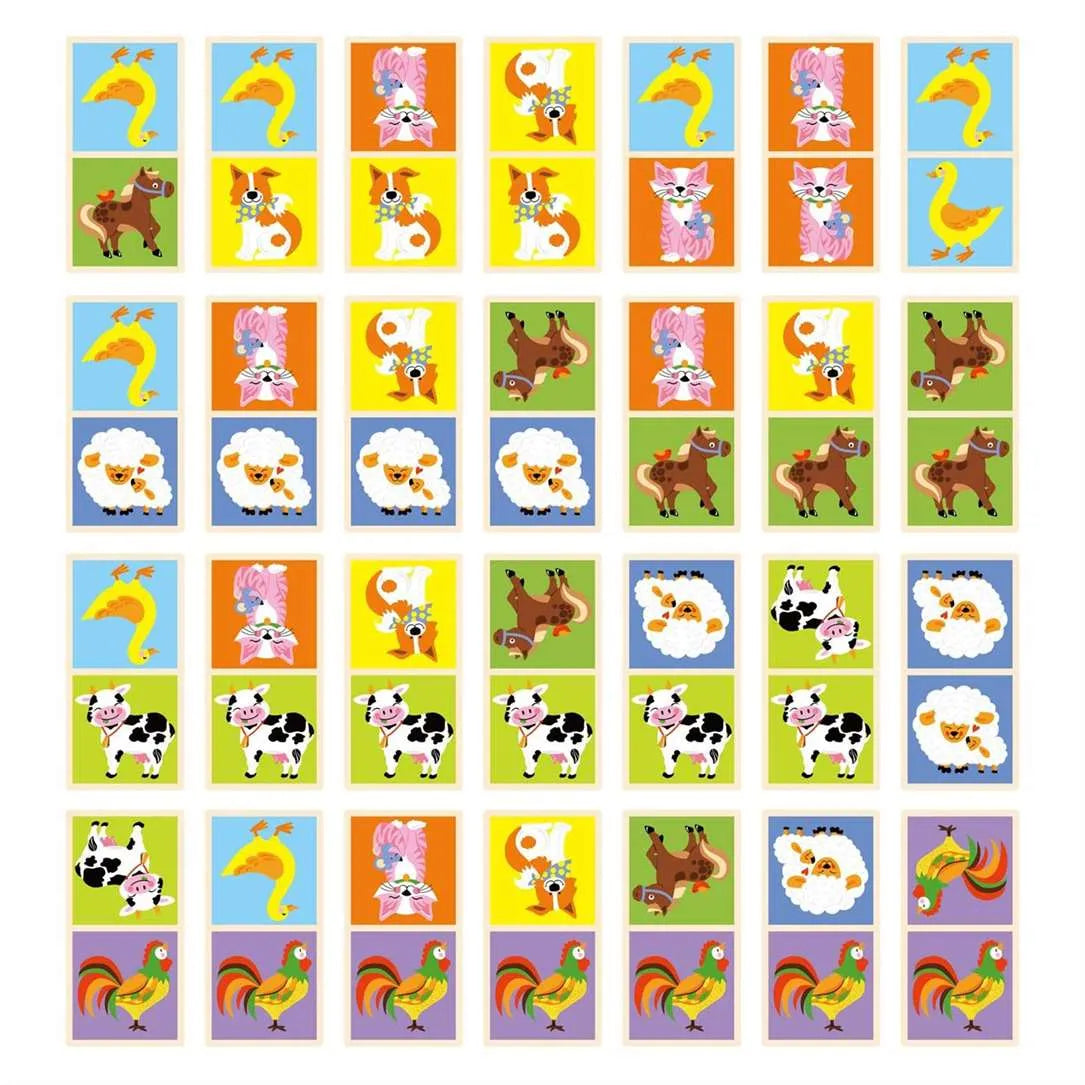 Domino Farm Animals