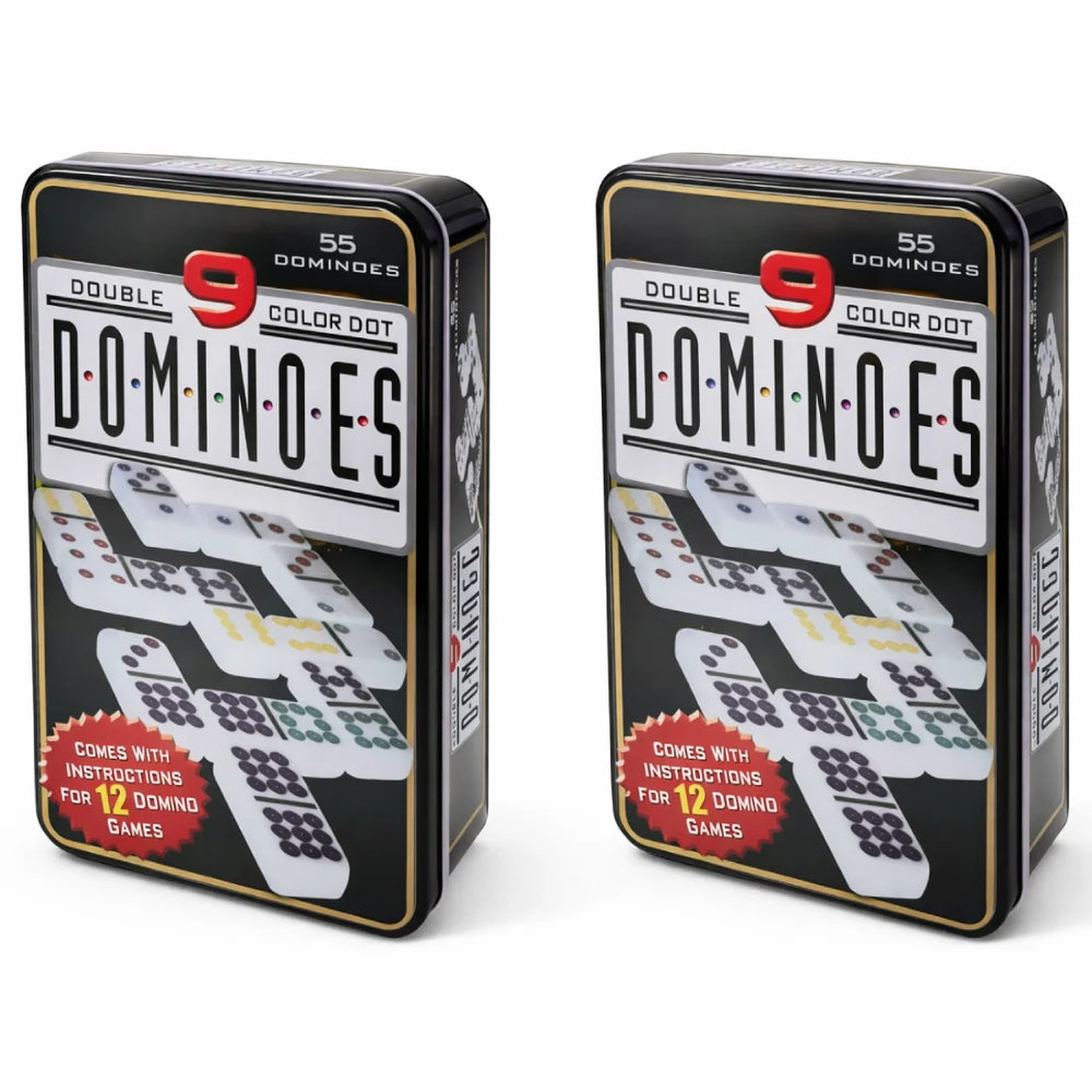 Double 6 Dominoes Game Set With Case