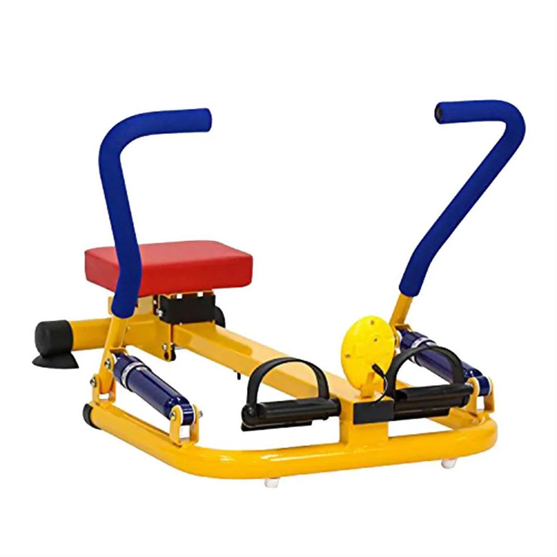 DOUBLE RAIL ROWING MACHINE EXERCISE