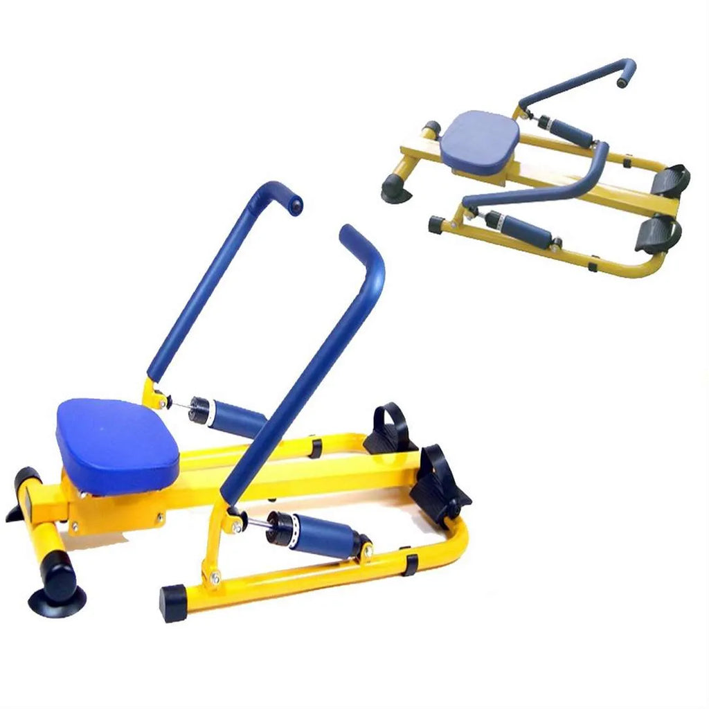 DOUBLE RAIL ROWING MACHINE EXERCISE