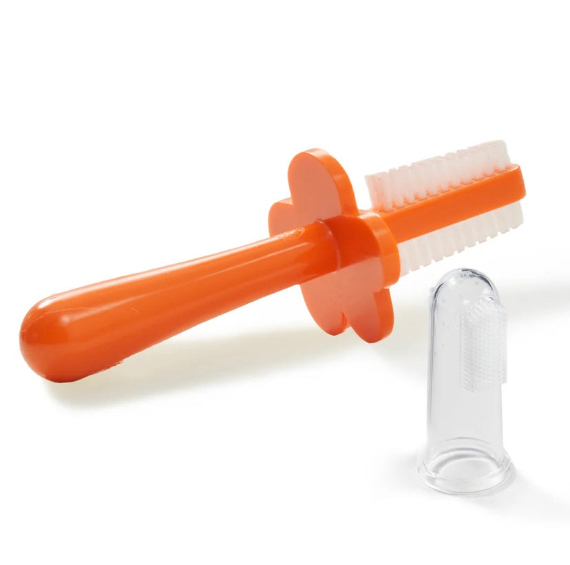 Orange Double Sided Toothbrush