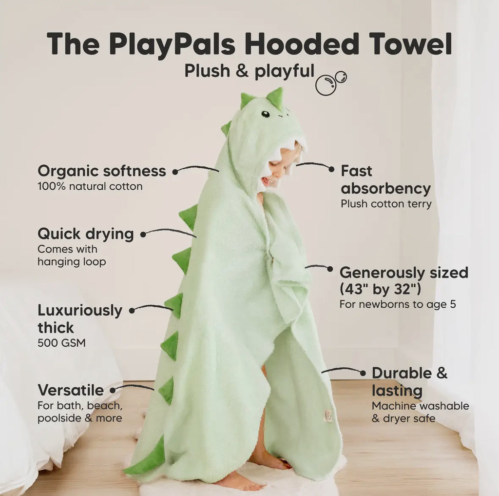 Draco Hooded Baby Bath Towels for Newborn