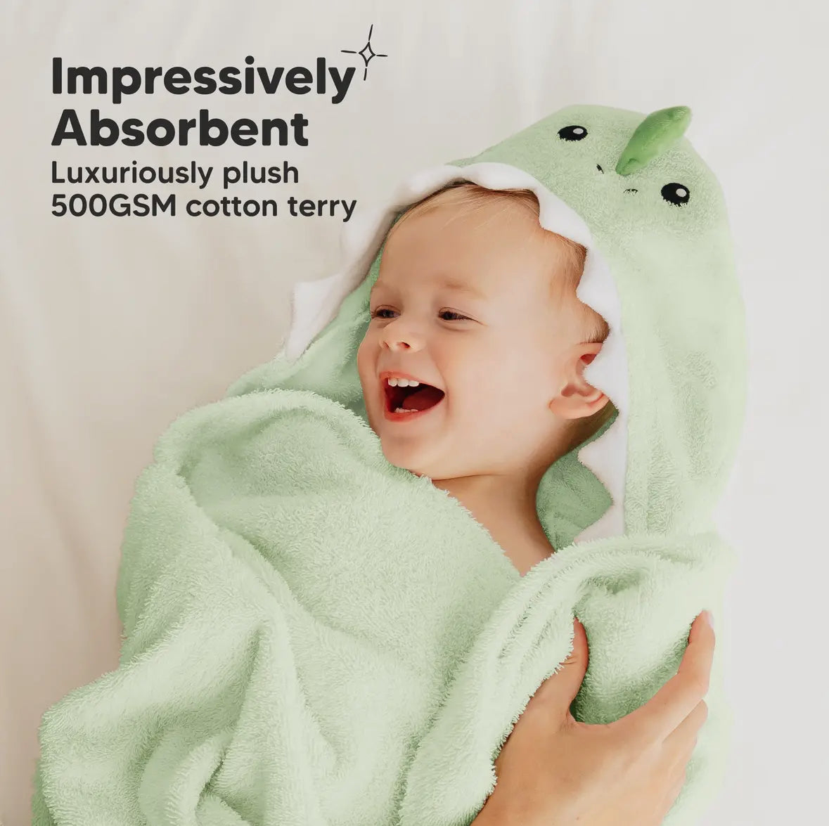 Draco Hooded Baby Bath Towels for Newborn