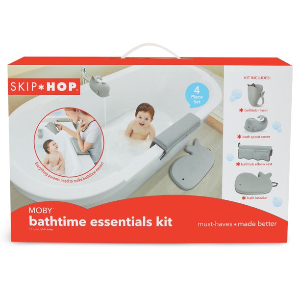 SKIP HOP - MOBY BATHTIME ESSENTIALS  - GREY