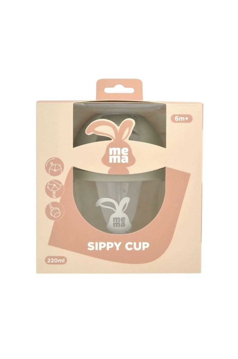 Mema olive green  sippy cup