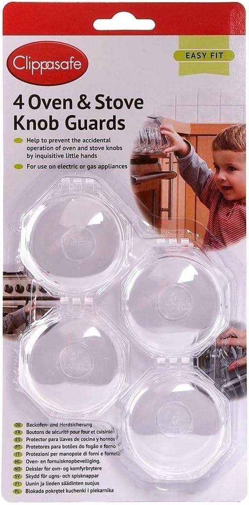 Clippasafe Oven & Stove Knob Guards (4 Pack)