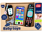 Early Education Baby Toys – Key, Phone & Remote – 3 Pcs