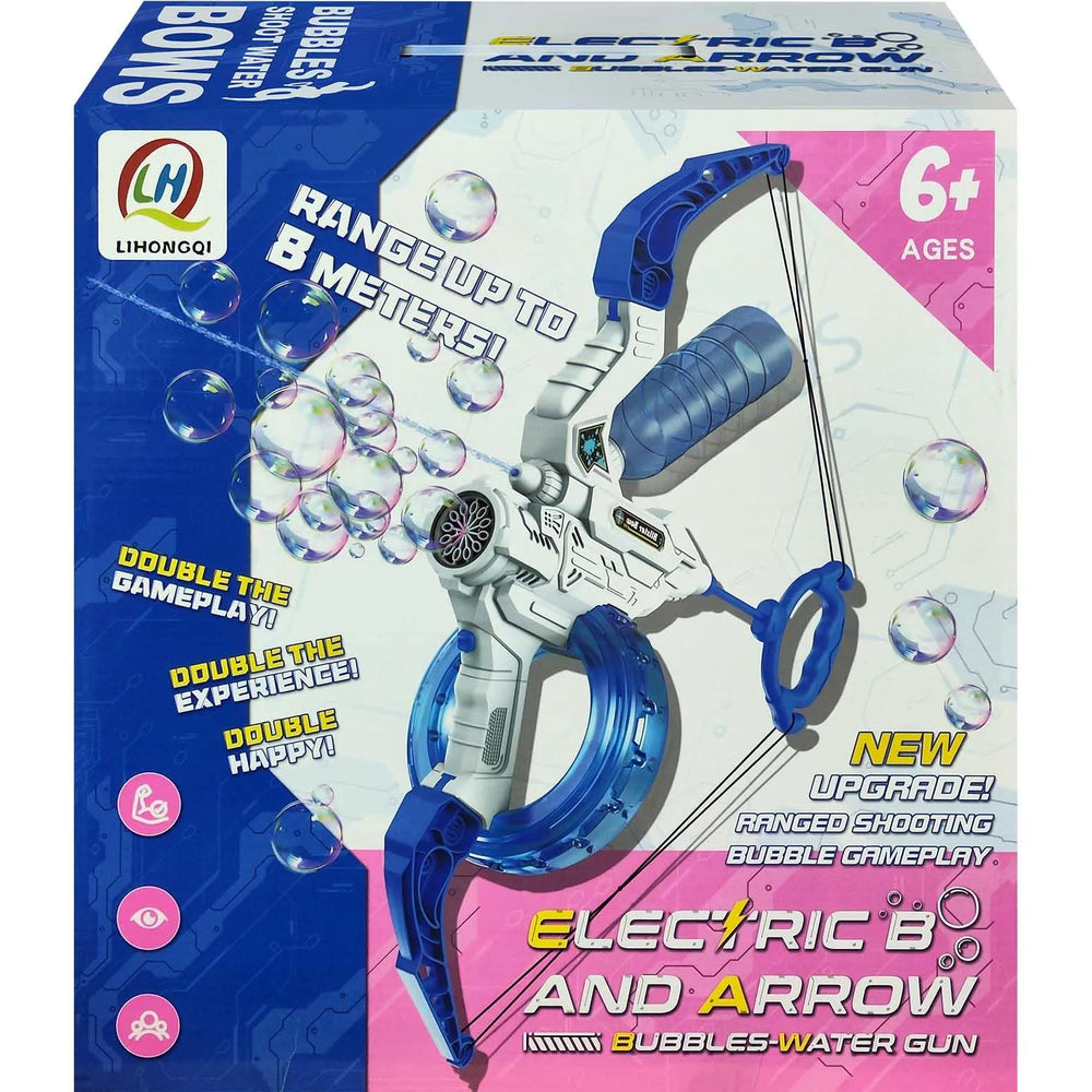 Kids Electronic Bubble Arrow Blaster 2 In 1 Toy