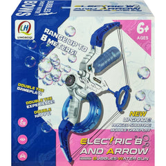 Kids Electronic Bubble Arrow Blaster 2 In 1 Toy